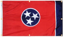 Tennessee Flag with Grommets Along the Edges for Wall Hanging by Flagman of America