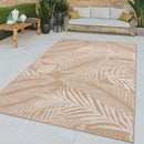 Indoor & Outdoor Rug Captera with Leaves Design