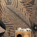 Indoor & Outdoor Rug Captera with Leaves Design