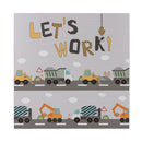 Kids Play-Mat Bob Construction Road with Trucks & Cranes