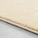 Soft Area Rug with Anti-Slip Backing Washable - Beige