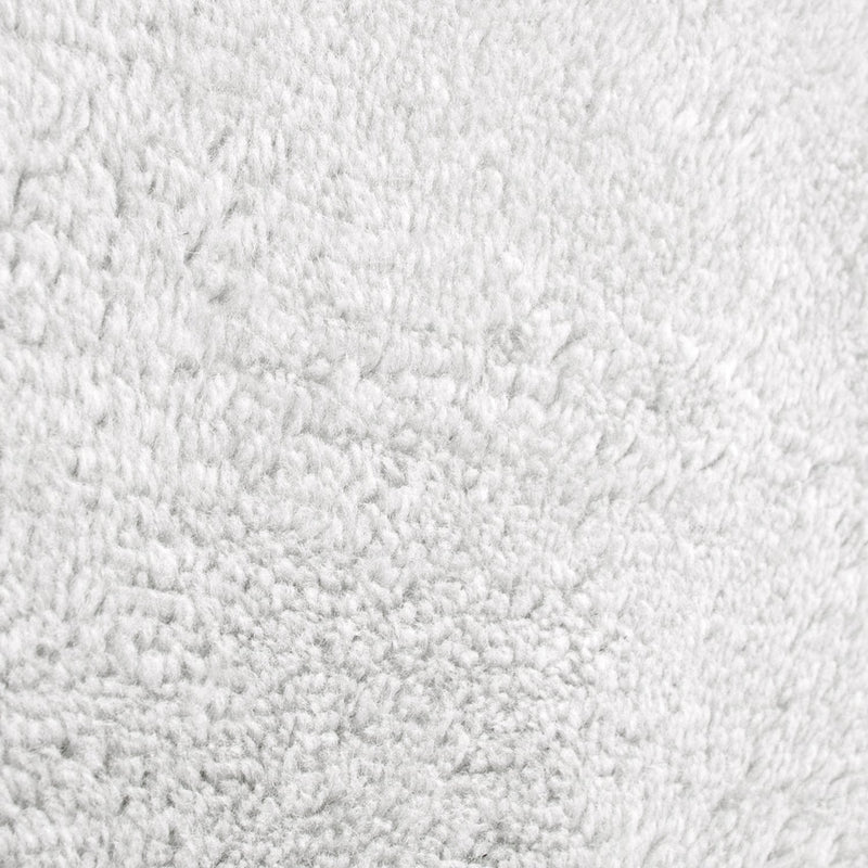 Soft Area Rug with Anti-Slip Backing Washable - Silver