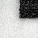 Soft Area Rug with Anti-Slip Backing Washable - Silver