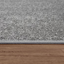 Solid Flatweave Rug Porto for Living Room - Anthracite
