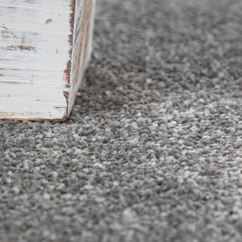 Solid Flatweave Rug Porto for Living Room - Anthracite