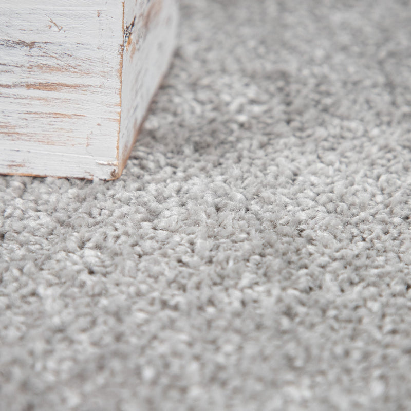 Solid Flatweave Rug Porto for Living Room - Silver