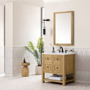 James Martin Breckenridge 30" Single Bathroom Vanity, Light Natural Oak
