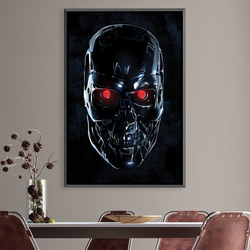 Terminator Head Canvas