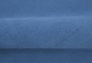 Custom Made Modern Solid Design Blue Round Hand Tufted Wool Rug