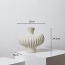 GobekUsa Fringe Heterophore Vase - Handcrafted Porcelain Floral Arrangement Ornament