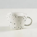 Terracotta speckled creative ceramic espresso cup set dining room by Decorbites