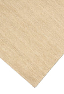 Terrain Hand Loomed Modern Beige Solid Design Wool Area Rug