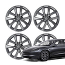 TESERY 18″ Wheel Caps S Plaid Style for Tesla Model 3 (4PCS)