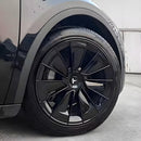19" Gemini Performance-Style ABS Wheel Hubcaps for Model Y | 4-Piece Set | 5 Colors | 2 Styles | Tool-Free Install