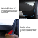 Upgraded OEM Mud Flaps for Model 3/Y | 4-Piece Kit | TPV Material | No-Drill Install