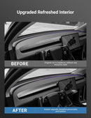 TESERY Real Dry Carbon Fiber Dashboard Cover Overlay for Model 3 Highland / Model Y Juniper