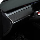 TESERY Tesla Model 3 / Y Dashboard Cover - Dry Carbon Fiber Interior Mods