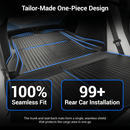 TESERY Trunk Mat With Backrest Mat for Model 3 Highland