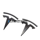 Tesla Logo "T" Emblem for Model 3 / Y (Set of 3)