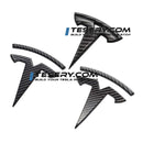 Tesla Logo "T" Emblem for Model 3 / Y (Set of 3)
