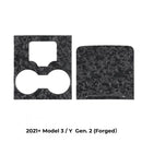Tesla Model 3 / Y Center Console Wrap Cover  (Gen. 1 & 2 & 3) - Carbon Fiber Interior Mods
