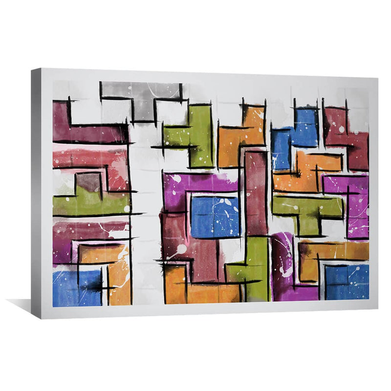 Tetris Sketches Canvas