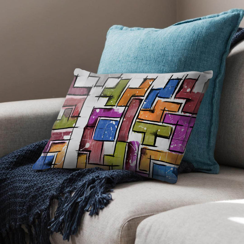 Tetris Sketches Cushion