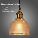 GobekUsa Glass Pendant Lights with E27 Holder for Dining Room, Bedroom, Bar, Café Décor