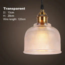 GobekUsa Glass Pendant Lights with E27 Holder for Dining Room, Bedroom, Bar, Café Décor