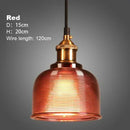 GobekUsa Glass Pendant Lights with E27 Holder for Dining Room, Bedroom, Bar, Café Décor