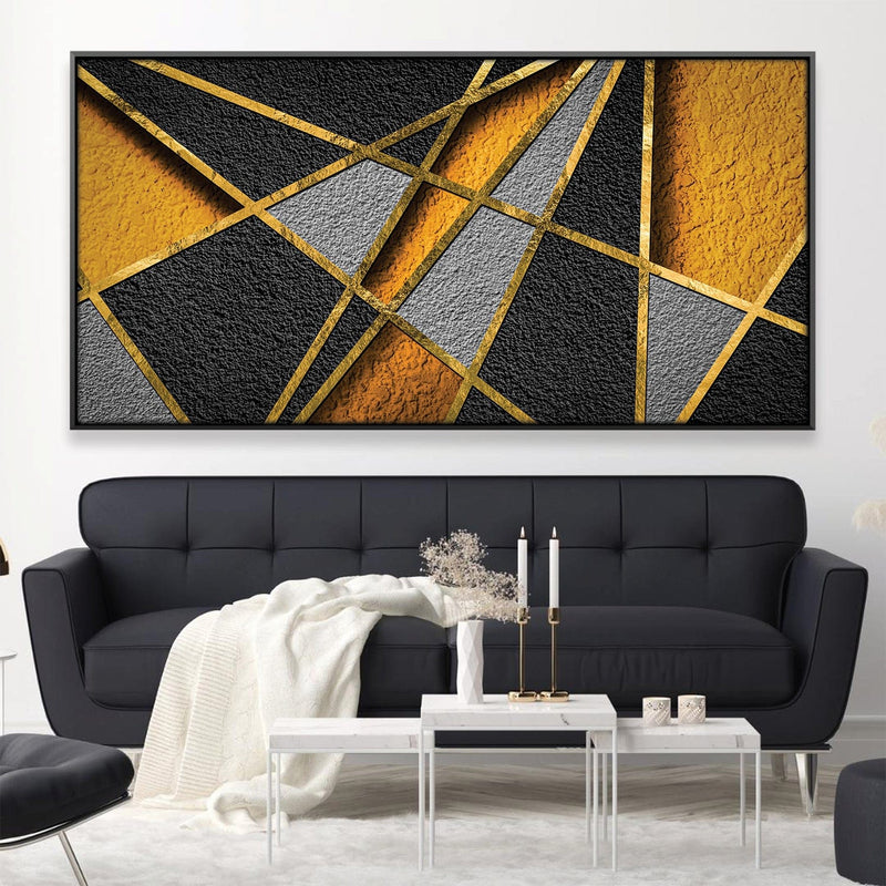 Textured Angles Canvas