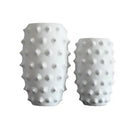 GobekUsa Black Ceramic Flower Vase Sea Cucumber Pineapple Design Unique Home Decor