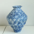 GobekUsa Blue Ceramic Vase Hydroponic Terrarium Flowerpot Decoration Home Flower Vase