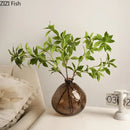 GobekUsa Brown Glass Vase Hydroponics Plant Pot for Table Decoration and Floral Arrangements