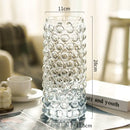 GobekUsa Droplet Glass Vase Hydroponics Plant Pots for Table Decoration and Floral Arrangement