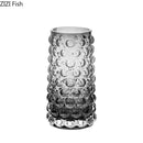 GobekUsa Droplet Glass Vase Hydroponics Plant Pots for Table Decoration and Floral Arrangement