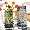 GobekUsa Droplet Glass Vase Hydroponics Plant Pots for Table Decoration and Floral Arrangement