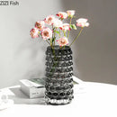 GobekUsa Droplet Glass Vase Hydroponics Plant Pots for Table Decoration and Floral Arrangement