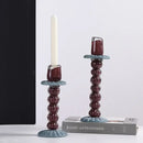 GobekUsa Geometric Glass Candlestick Holder Wedding Home Decoration Accessory