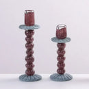 GobekUsa Geometric Glass Candlestick Holder Wedding Home Decoration Accessory