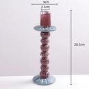 GobekUsa Geometric Glass Candlestick Holder Wedding Home Decoration Accessory