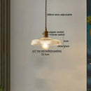 GobekUsa Clear Glass LED Pendant Light | Nordic Hanging Chandelier for Kitchen, Living Room