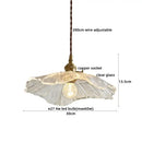 GobekUsa Clear Glass LED Pendant Light | Nordic Hanging Chandelier for Kitchen, Living Room