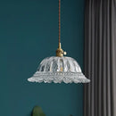 GobekUsa Clear Glass LED Pendant Light | Nordic Hanging Chandelier for Kitchen, Living Room