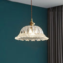 GobekUsa Clear Glass LED Pendant Light | Nordic Hanging Chandelier for Kitchen, Living Room