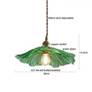 GobekUsa Clear Glass LED Pendant Light | Nordic Hanging Chandelier for Kitchen, Living Room