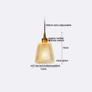 GobekUsa Clear Glass LED Pendant Light | Nordic Hanging Chandelier for Kitchen, Living Room