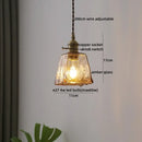GobekUsa Clear Glass LED Pendant Light | Nordic Hanging Chandelier for Kitchen, Living Room