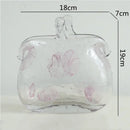 GobekUsa Clear Glass Vase Hydroponic Terrarium Decor Home Flower Accessories