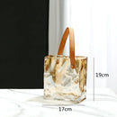 GobekUsa Clear Glass Vase Hydroponic Terrarium Decor Home Flower Accessories